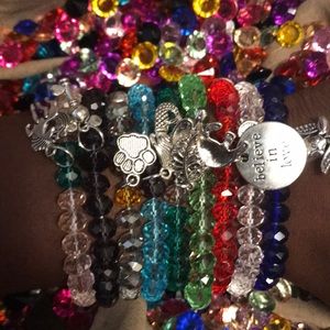 A double stack bracelet set